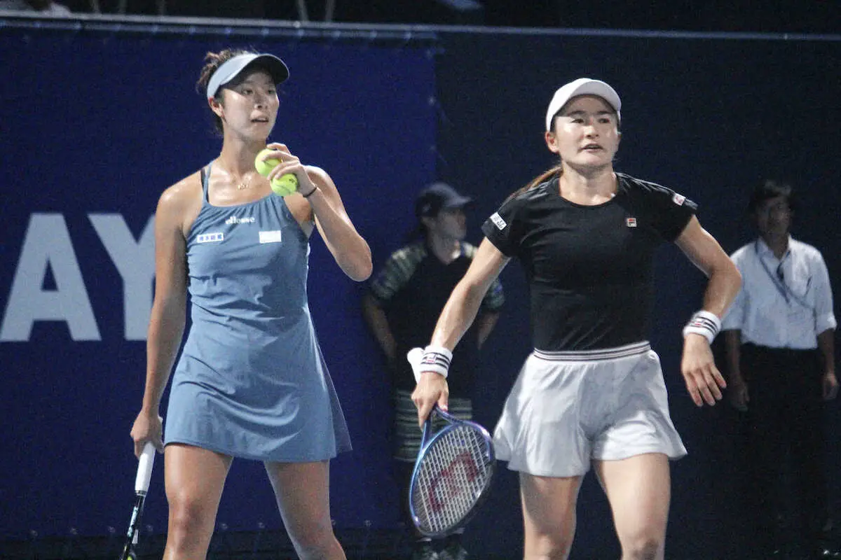 【女子テニス】青山、柴原組が8強入り　「ファンから力もらえた」　東レ・パンパシOP