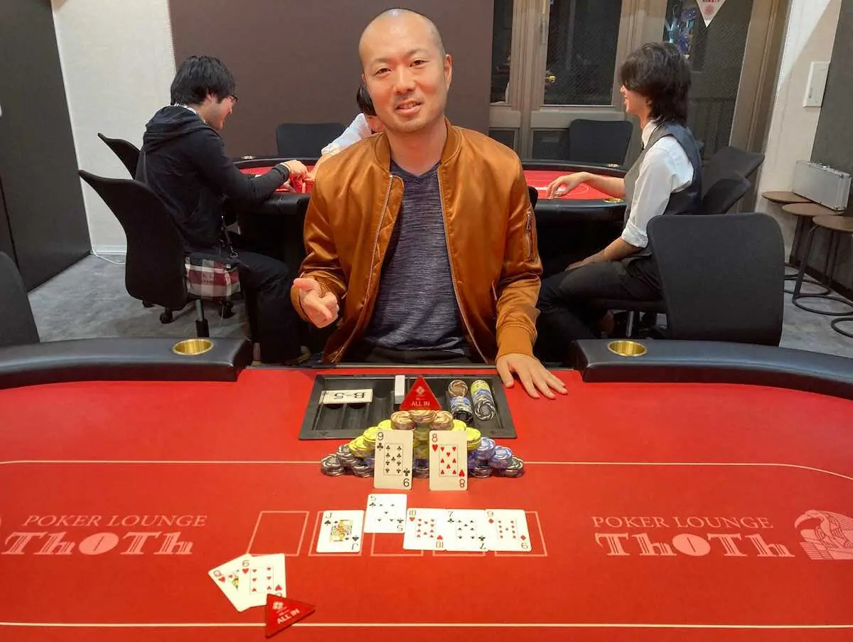 スポニチポーカートーナメント　Poker Lounge “Thoth”で開催　1人が決勝最終日進出