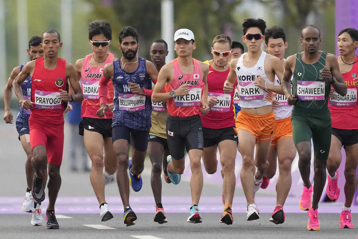 【アジア大会】マラソンの日本　史上初めて男女ともメダル届かず