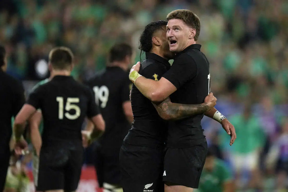 【ラグビーW杯】NZが世界ランク1位アイルランドを撃破　4度目世界一へあと2勝