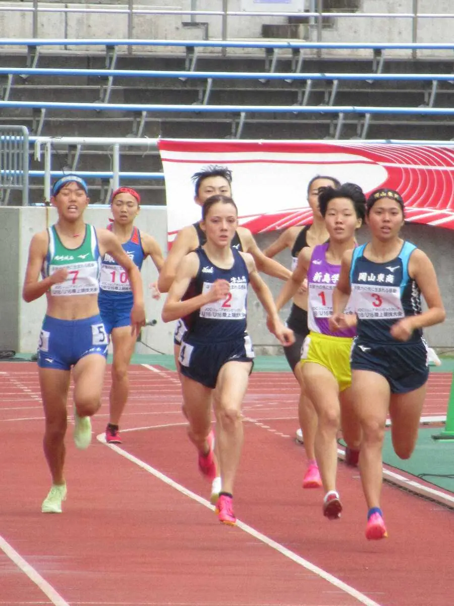 ドルーリー朱瑛里「チャレンジしようと思った」800mで決勝進出　U18陸上大会