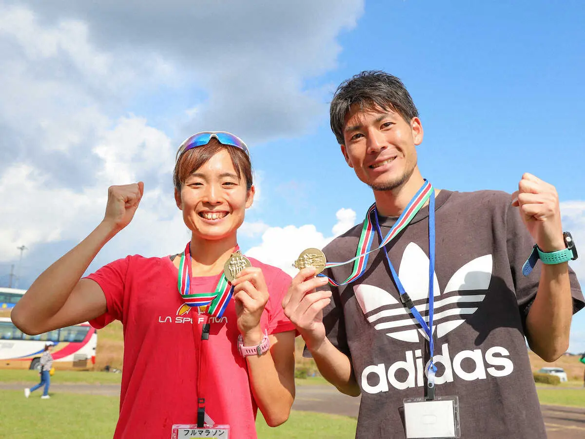 しまだ大井川マラソンinリバティ　フルマラソンは男子が松井俊介、女子は山内菜摘が初優勝