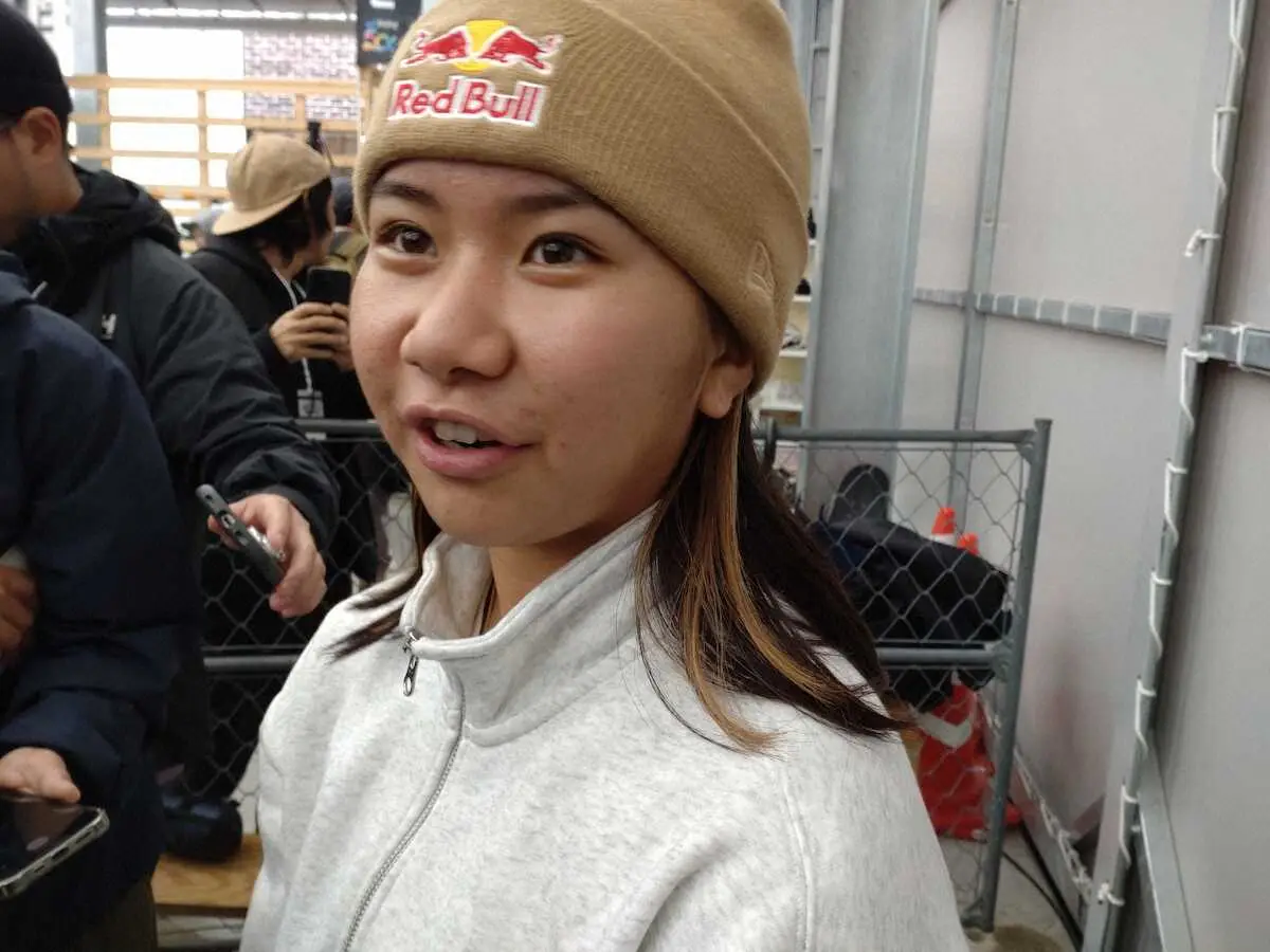 ＜スケートボード・ストリート　マイナビ日本選手権第1日＞女子予選を1位通過した織田夢海