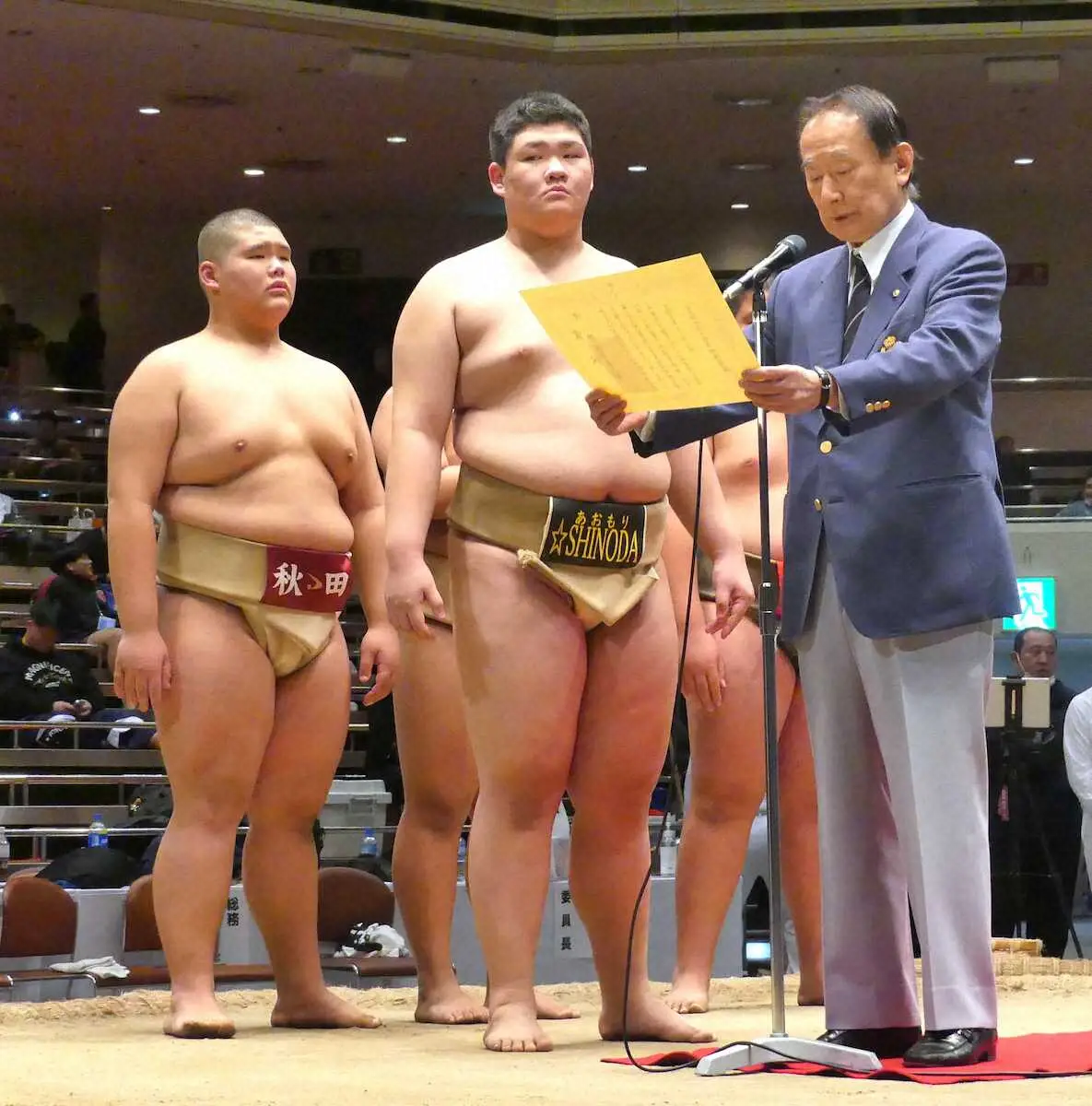 【全日本小学生相撲】1メートル83、140キロ“規格外”の小6・岡山裕弥が史上5人目の3連覇