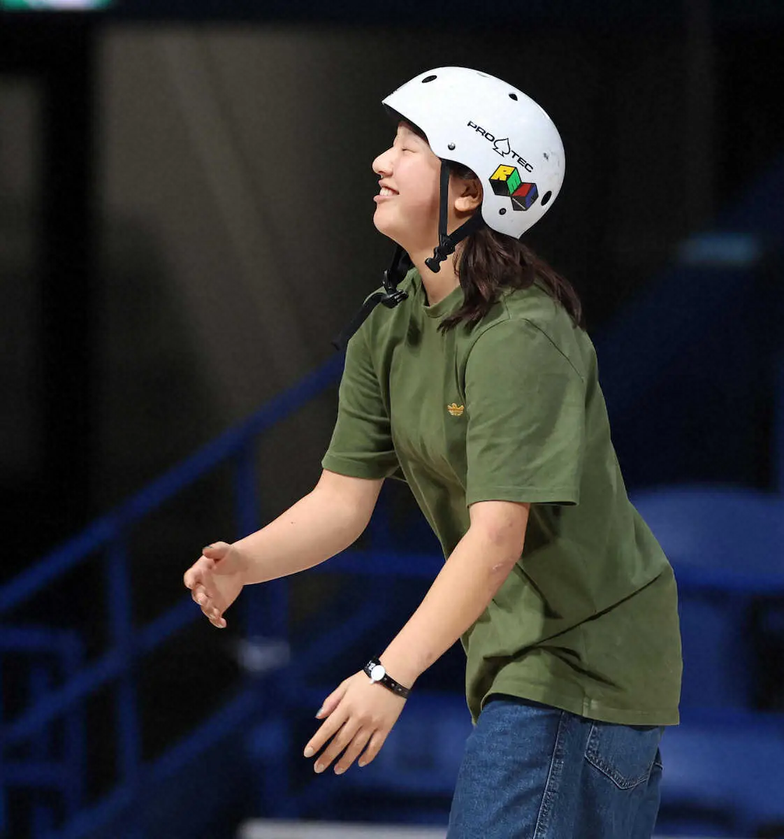 【スケボー世界選手権】東京五輪女王・西矢は6位で決勝へ「明日は頑張りたい」赤間、中山も通過