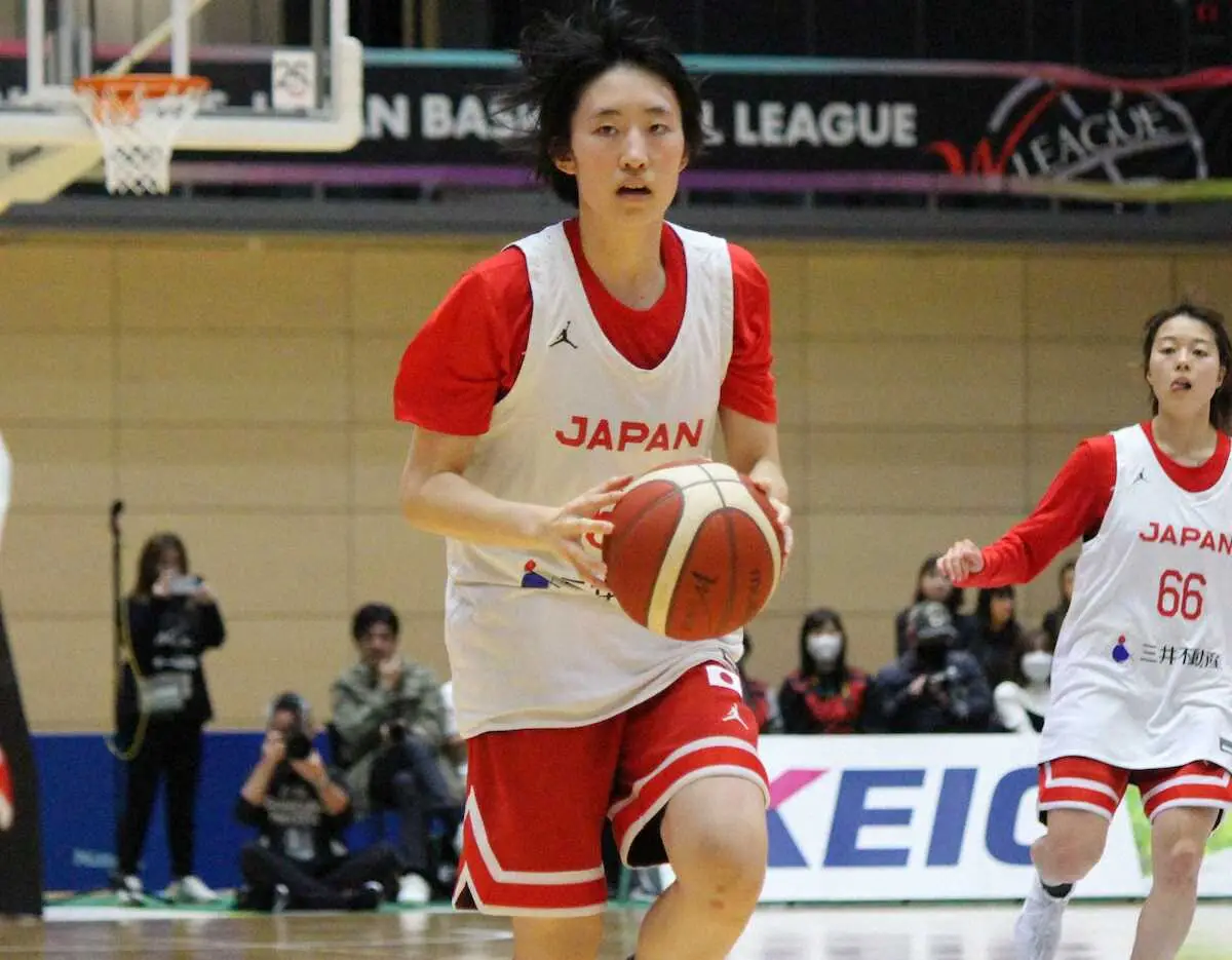 【バスケットボール】現役高校生・絈野夏海5得点「夢のよう」女子日本代表紅白戦