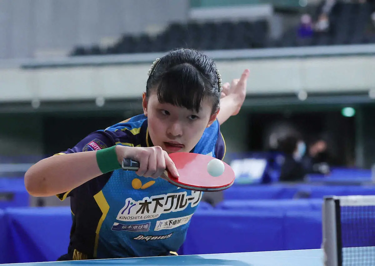 【卓球全日本選手権】張本美和がパリ五輪代表3枠目獲得へ好発進「優勝したい気持ちは誰にも負けない」