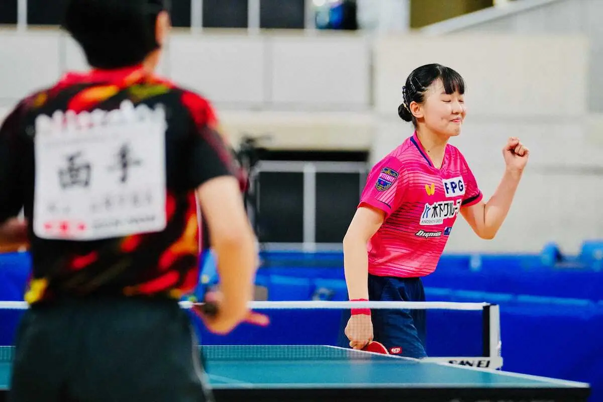 【卓球全日本選手権】ジュニア女子シングルスは張本美和が連覇 　五輪代表3枠目へまず1冠