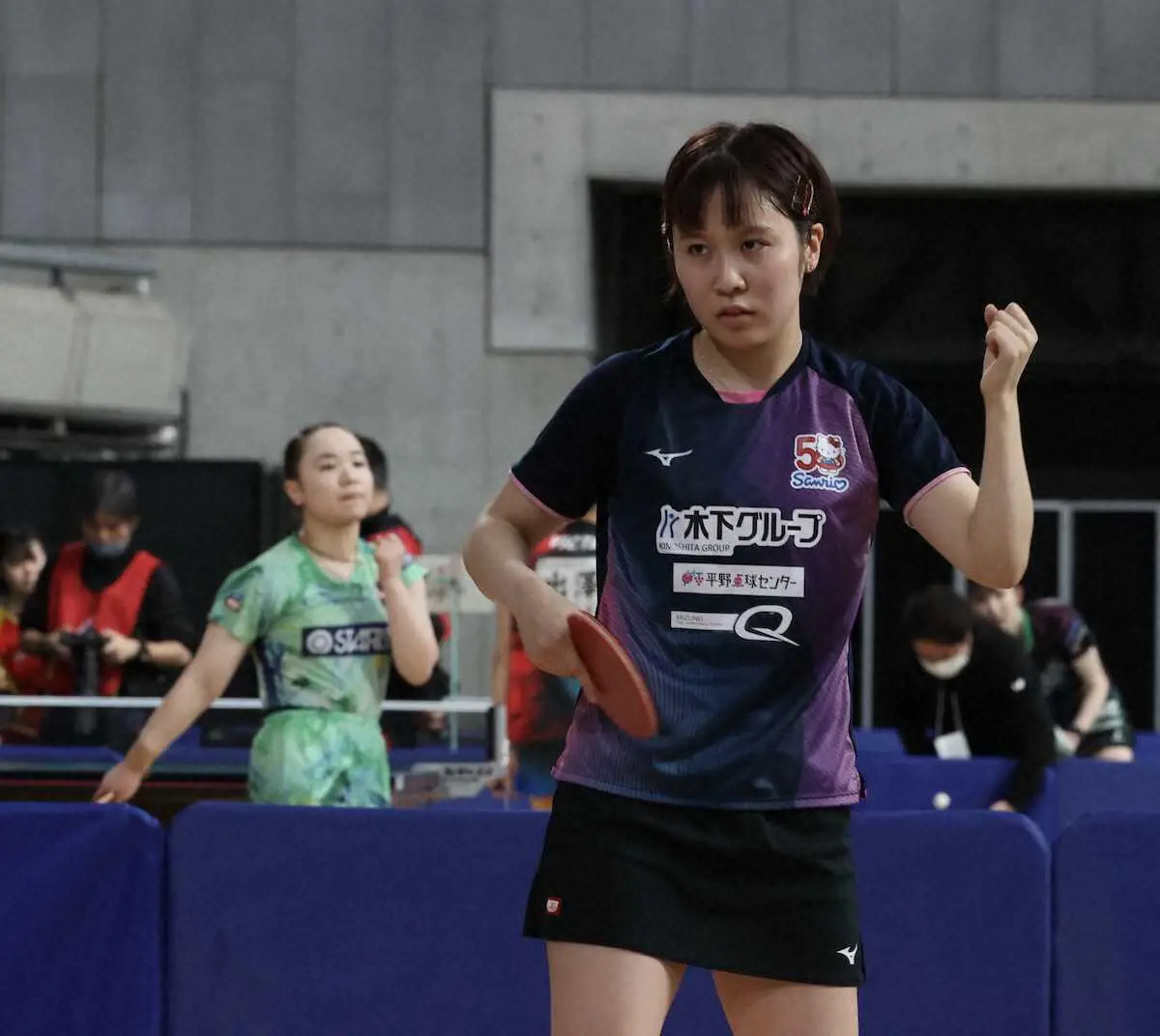 平野美宇と伊藤美誠がシングルス16強入り　“みうみま”のパリ五輪代表争い最終章