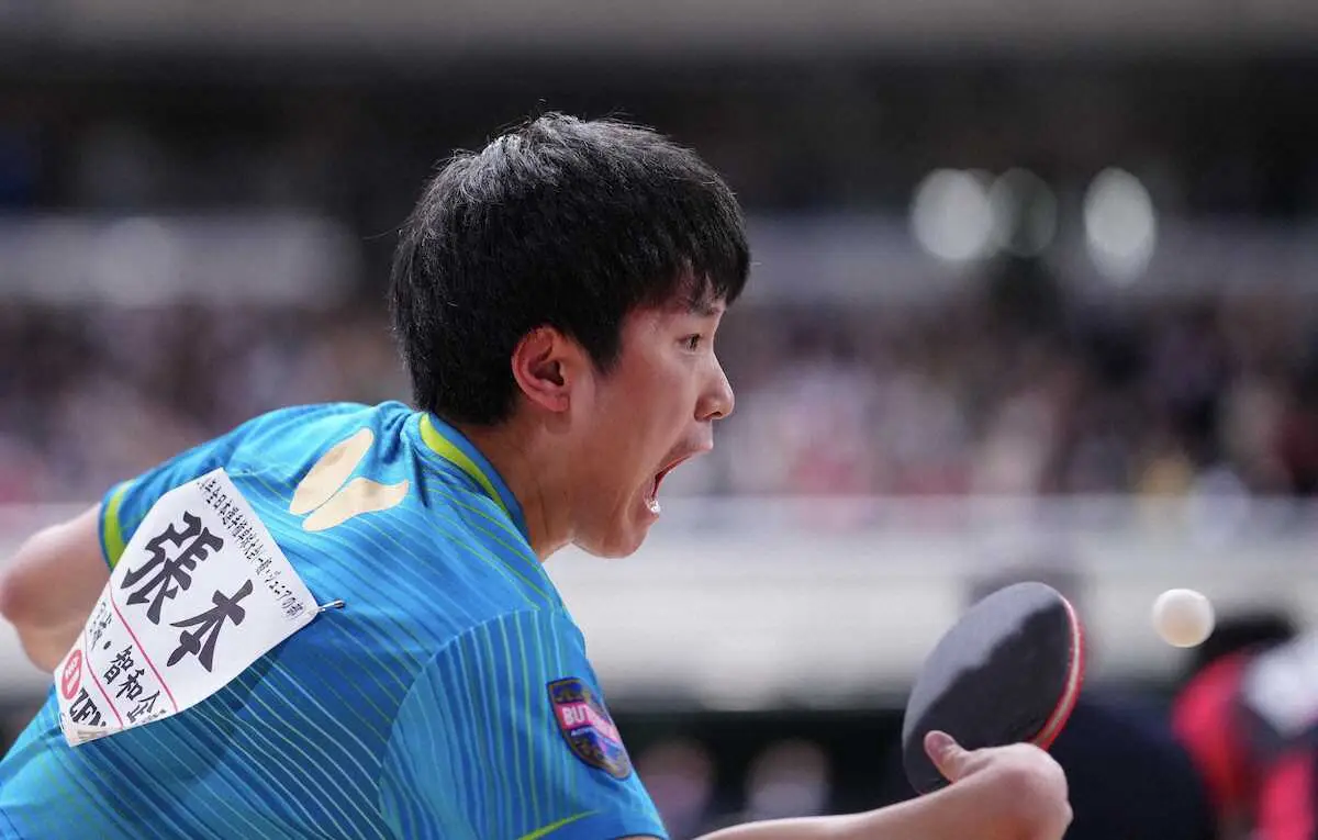 【世界卓球】日本男子　1次リーグ最大のライバル・台湾下し3連勝　張本がエース対決の激闘制す