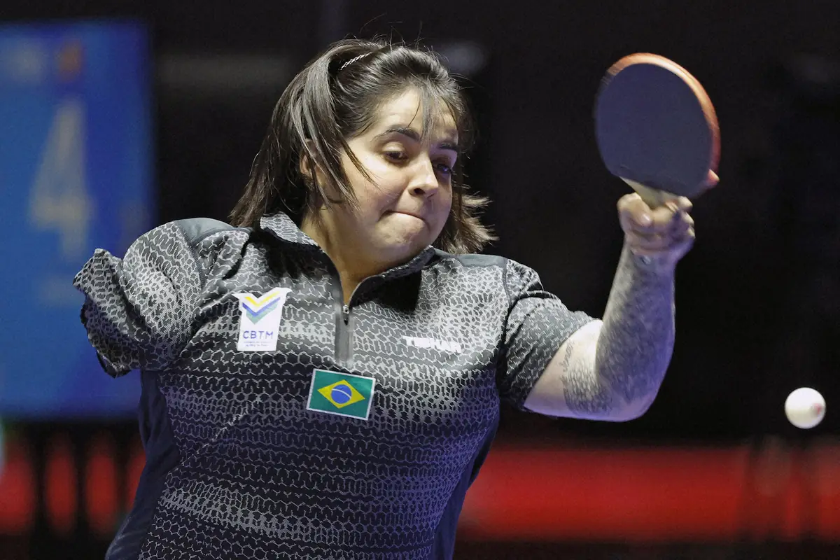卓球世界選手権、ブラジル女子代表のアレシャンドレ