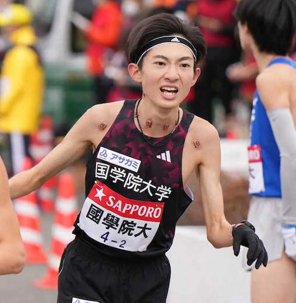 【大阪マラソン】国学院大・平林　余裕の笑みで先頭へ！初マラソンで学生新記録も視界に