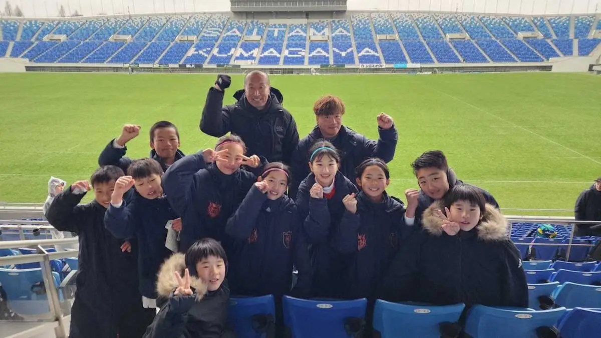 【ラグビー】元日本代表FW伊藤剛臣氏　被災地からやって来た小学生チームにエール