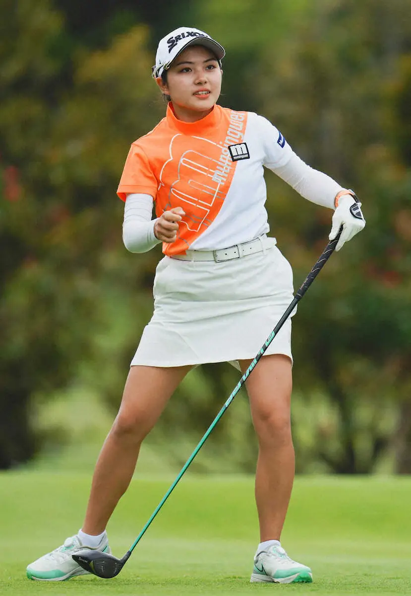 吉崎マーナが5差10位発進　同郷宮里藍さんのメソッド学んだ高1アマ　女子ゴルフ開幕戦で新風