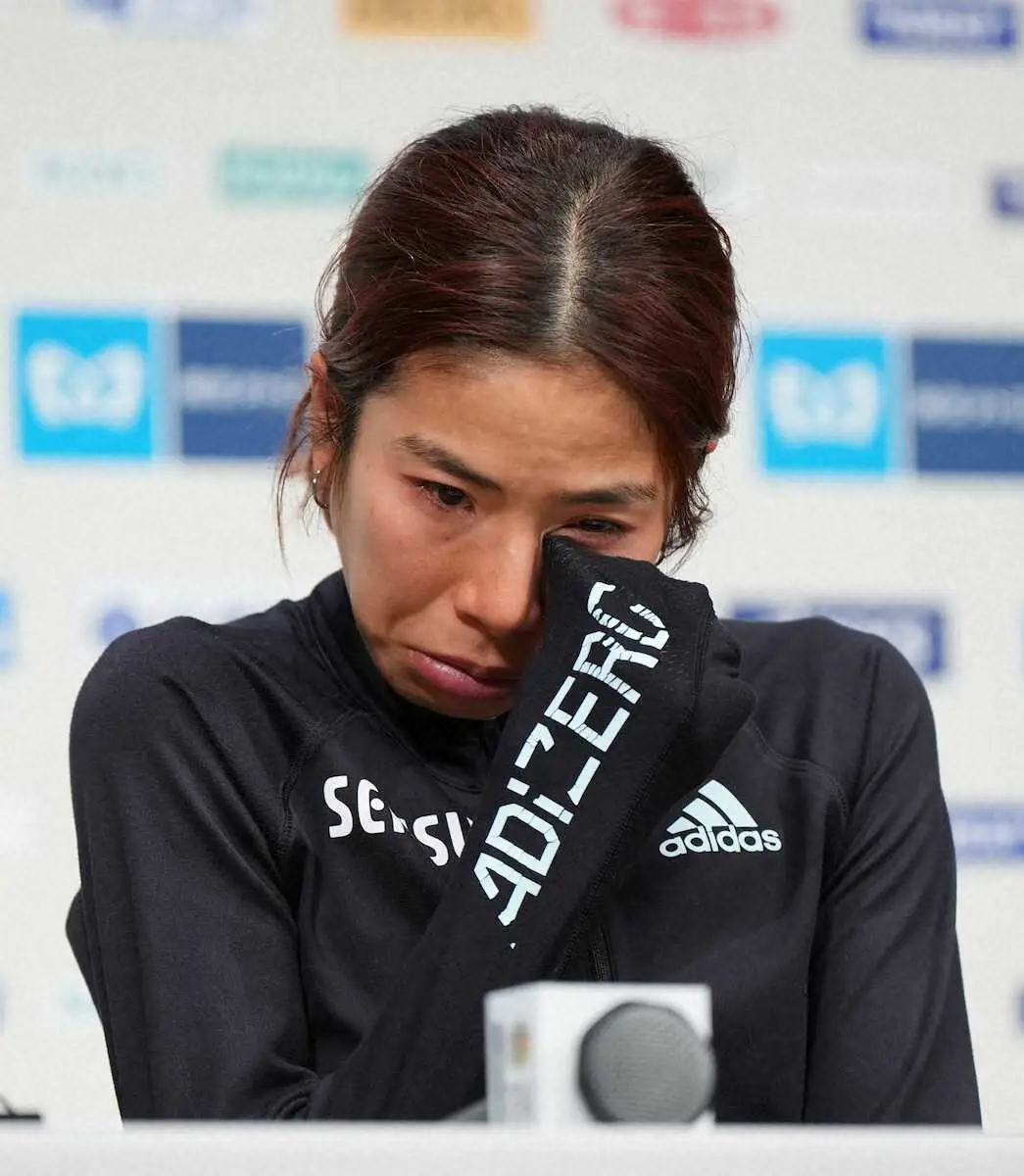 【東京マラソン】新谷　涙…日本記録更新ならず「ただただ力不足」日本女子トップの6位も