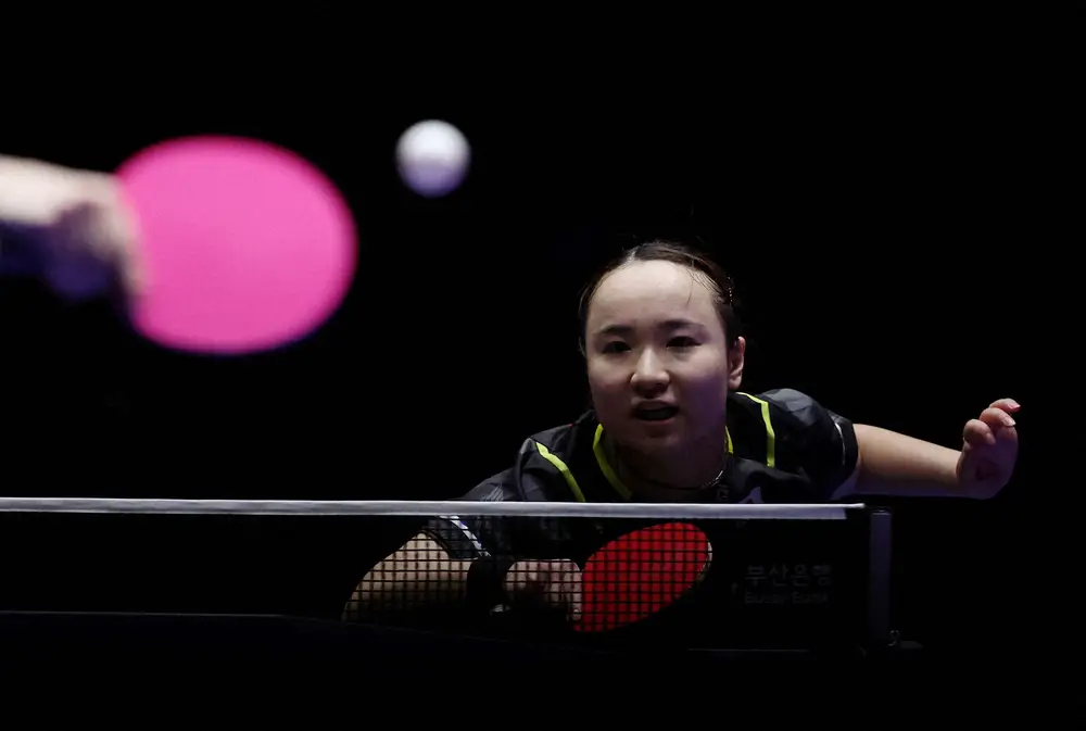 【卓球】伊藤美誠　世界3位の中国選手に無念の逆転負け　今大会ベンチ入りの母に白星届けられず