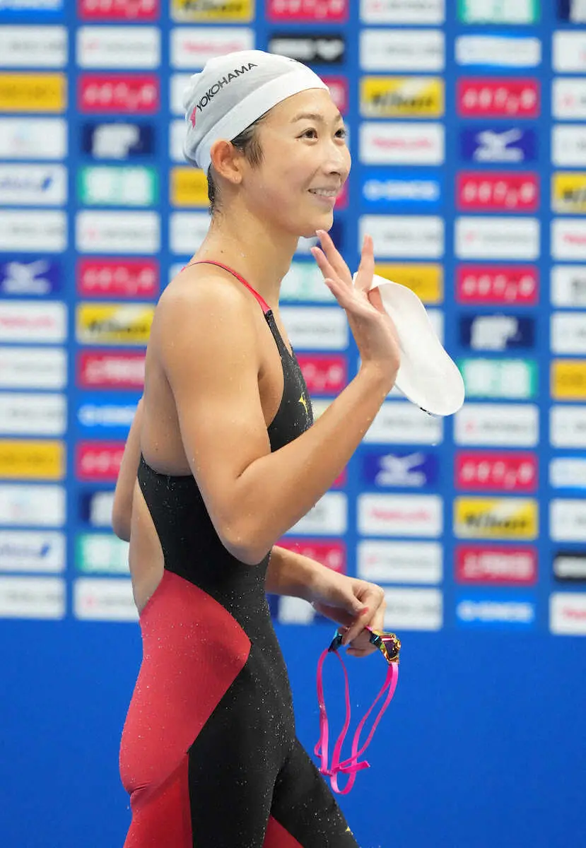 【競泳】池江璃花子100メートル自由形1位で準決勝進出も「あまり期待しないで」