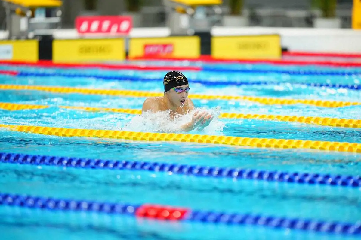 【競泳】花車優　200M平泳ぎで初の五輪代表内定　「日本のお家芸、金メダル獲る」