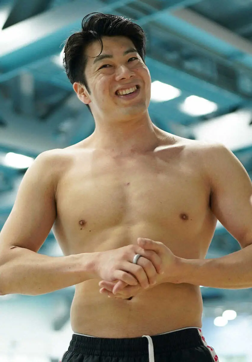 水沼尚輝が競泳五輪主将に決定　男子100Mバタで22年世界選手権銀　副主将はカツオ