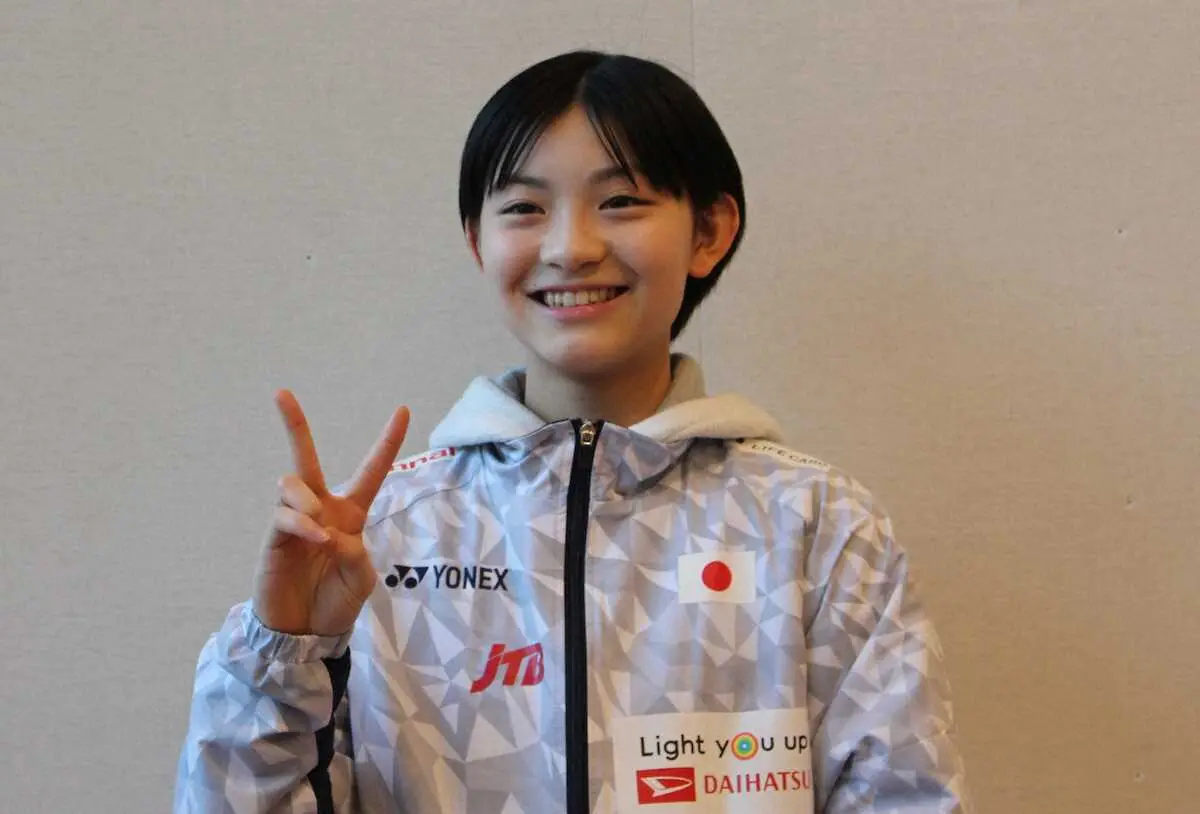 【バドミントン】ツアー優勝の17歳宮崎友花が帰国「思った以上の結果が出た」