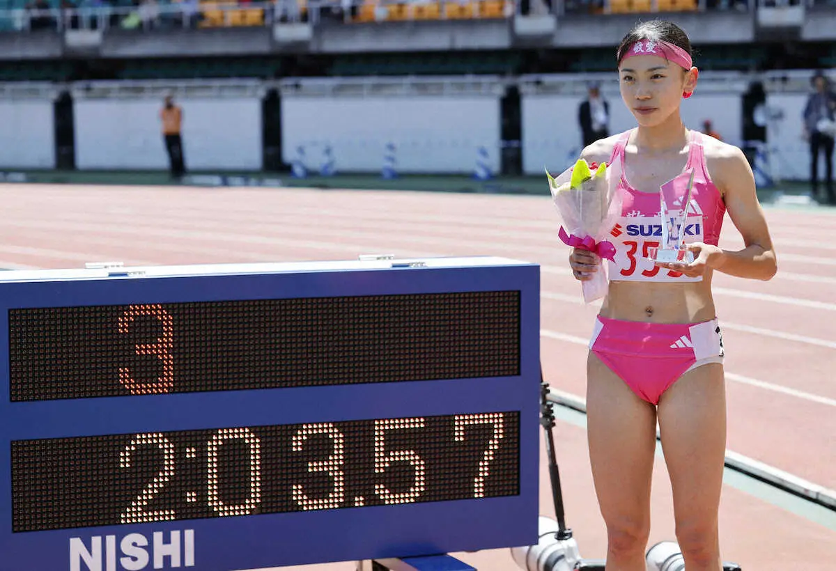 16歳久保凜　女子800MでU18日本新「世界に通用する選手に」