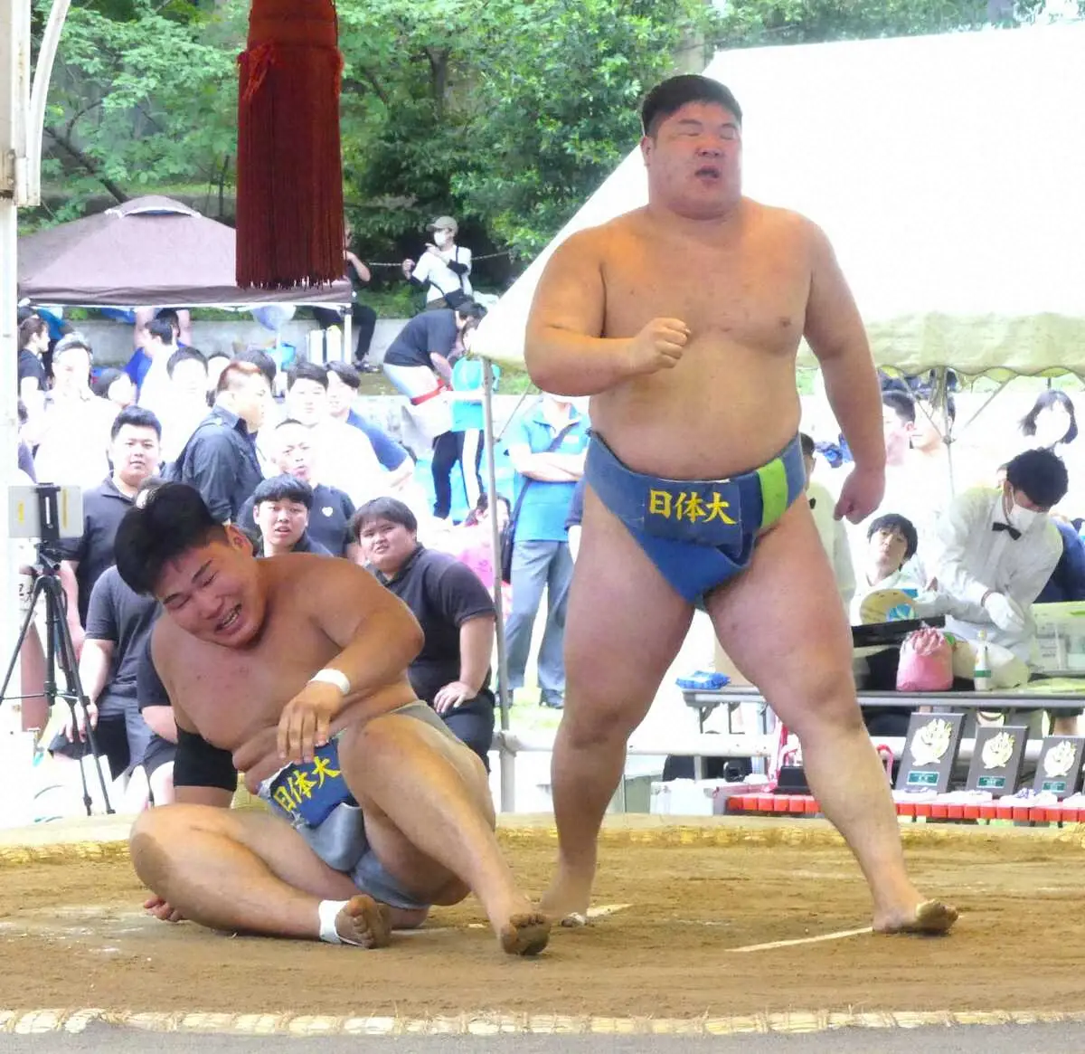 東日本学生相撲新人戦　日体大のバヤルボルドが優勝！決勝は史上初のモンゴル出身対決