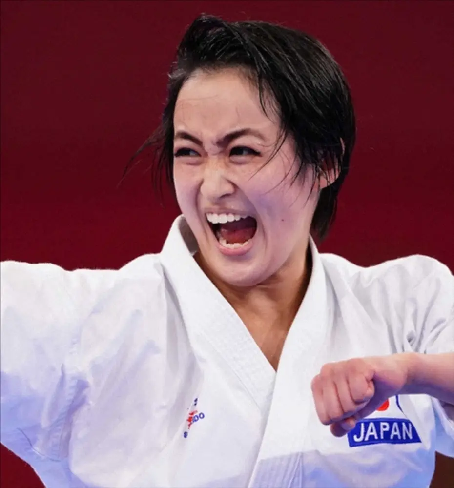 2021年8月、東京五輪・空手女子形決勝で演武する清水希容