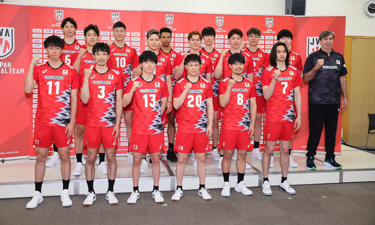 バレーボール「ネーションズリーグ」で昨年の銅メダルを上回る成績を目指す男子日本代表