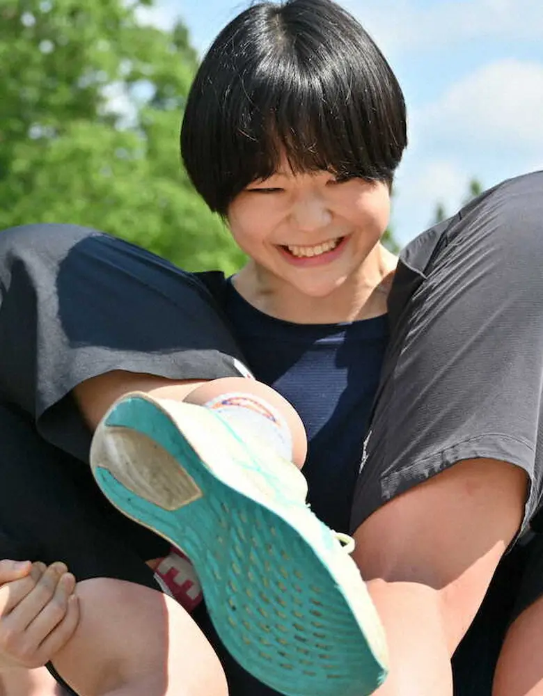 【レスリング】藤波朱理「自分にとって聖地。来られてうれしい」桜花道場での強化合宿に参加