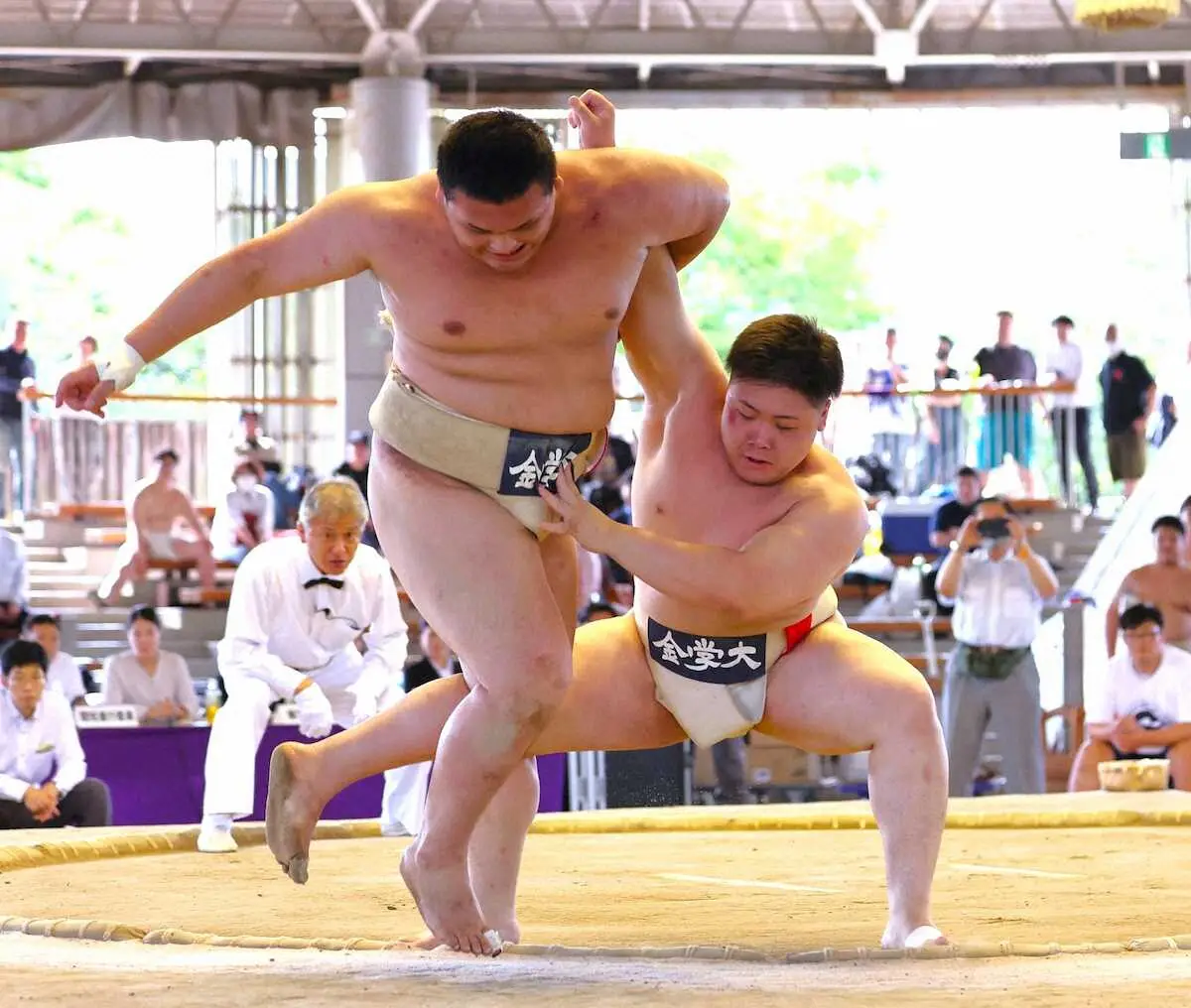 西日本学生相撲選手権　個人戦は篠侑磨が初優勝　2年連続で金沢学院大がベスト4独占