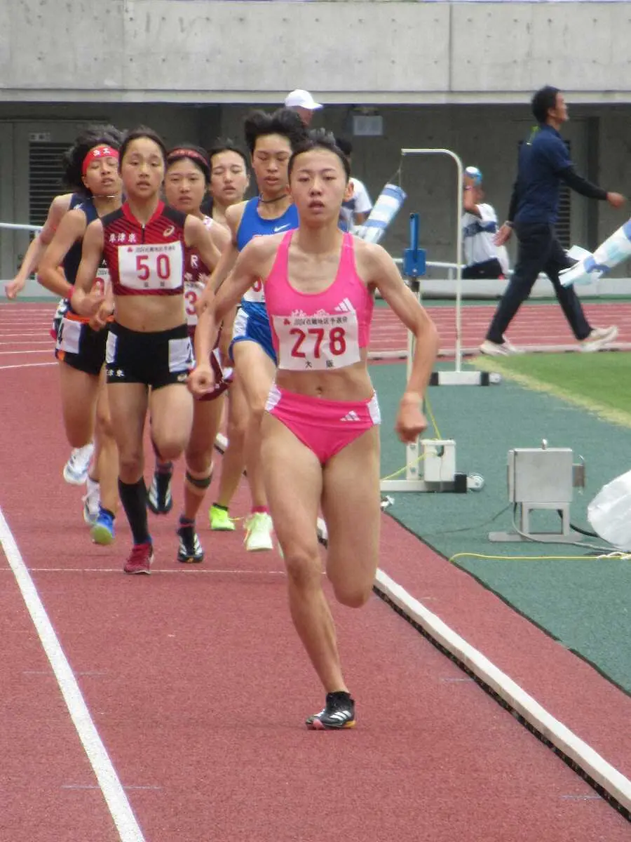 久保凛、近畿2冠に前進　800m準決勝は2周目ペース緩めて2分8秒93で決勝進出