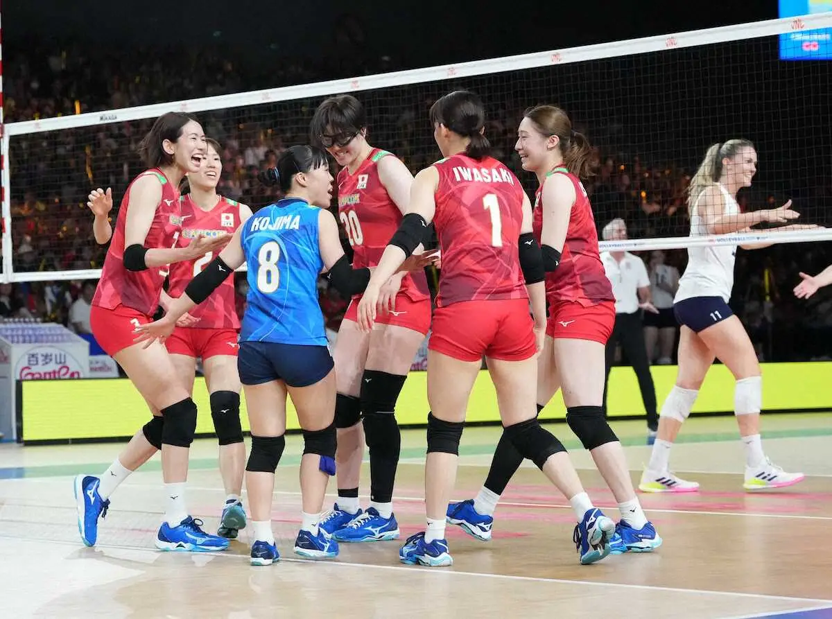 【バレーボール】日本女子は世界ランク7位　パリ五輪組み合わせでは第3ポットに