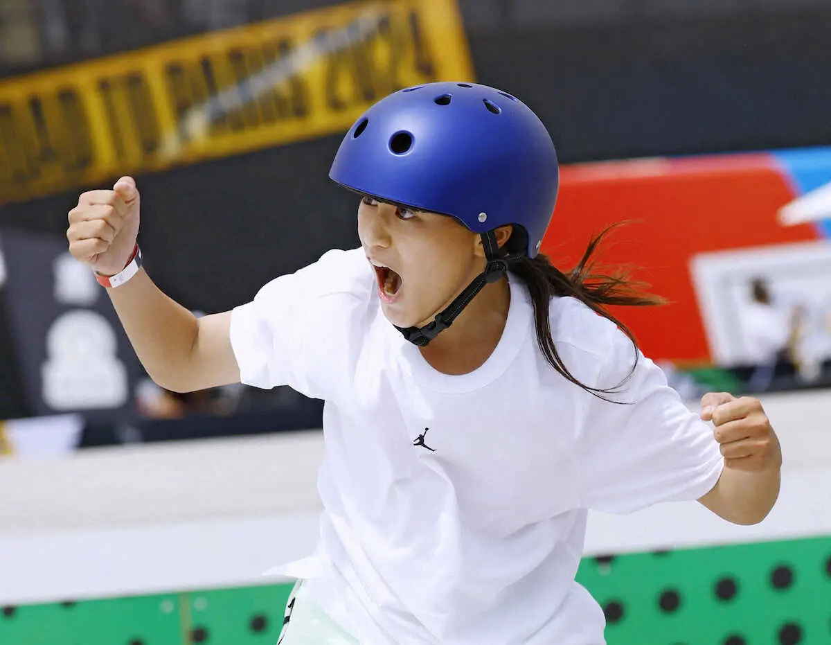 スケートボード男子ストリート　14歳・小野寺吟雲が初五輪確実に　2位で決勝進出