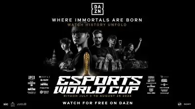 DAZN　「Esports World Cup」と戦略的パートナーシップ契約を締結　閉幕まで全競技を無料配信