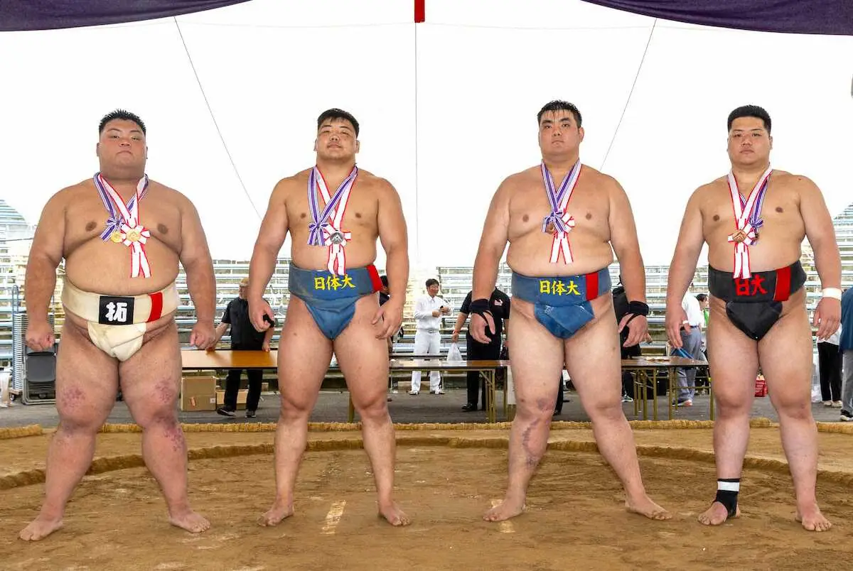 全日本大学選抜相撲金沢大会　五島雅治が今季4冠目　団体戦は日体大が第1回大会以来13年ぶり優勝