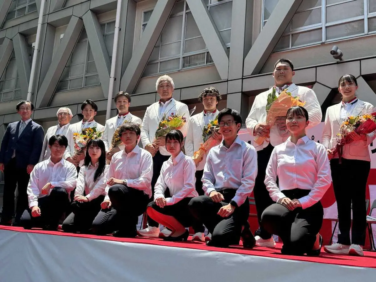 【柔道】斉藤立が母校・国士舘大壮行会に出席「金メダルを持ち帰りたい」