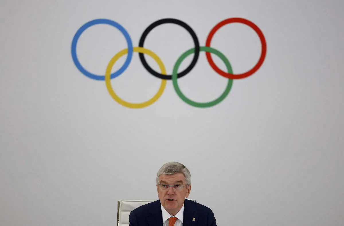 国際オリンピック委員会（IOC）のトーマス・バッハ会長（AP）