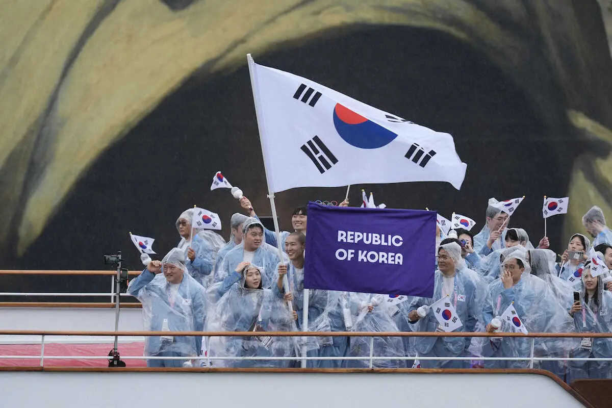 IOCが国名間違いを謝罪　パリ五輪開会式で韓国を北朝鮮と紹介「ミスに対し深くおわびする」