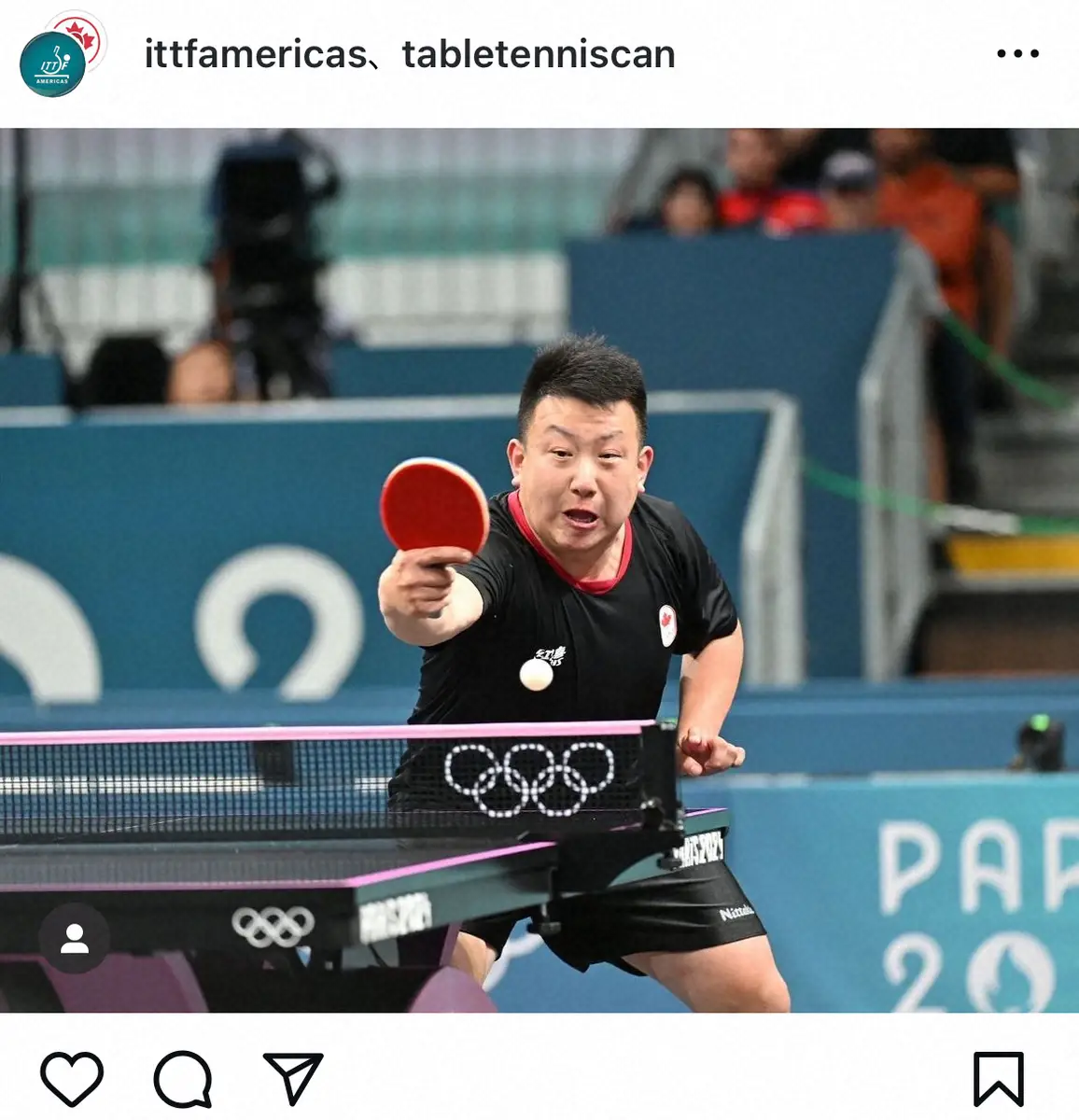 Table Tennis Canada公式インスタグラム（＠tabletenniscan）から