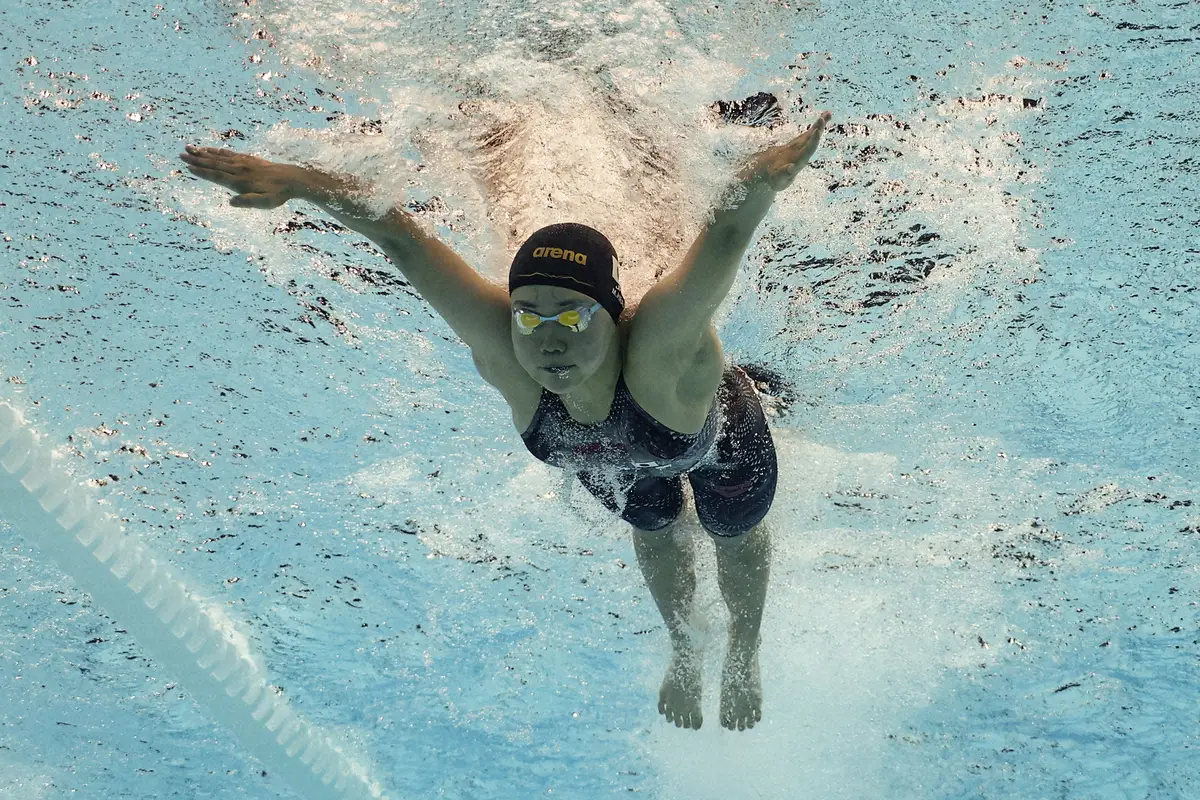 【競泳】17歳の平井瑞希は7位に涙　飛び込みアクシデントに「力出し切れなかった」100Mバタフライ