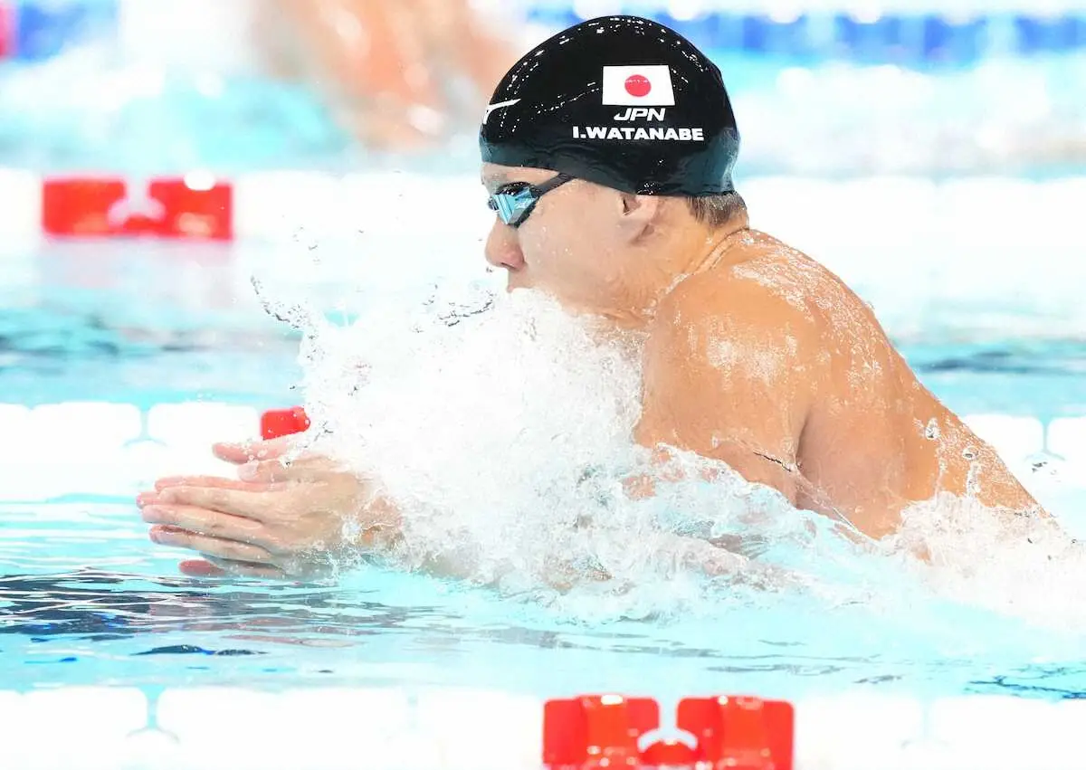 日本の“お家芸”男子200M平泳ぎ　渡辺一平と花車優がそろって決勝進出「明日も楽しみ」