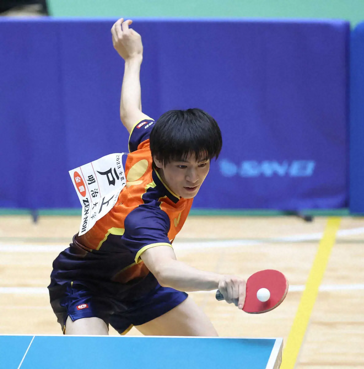 【卓球】戸上隼輔が日本勢ベスト16一番乗り！堀米からパワーもらった「自分も金メダルを獲って帰りたい」