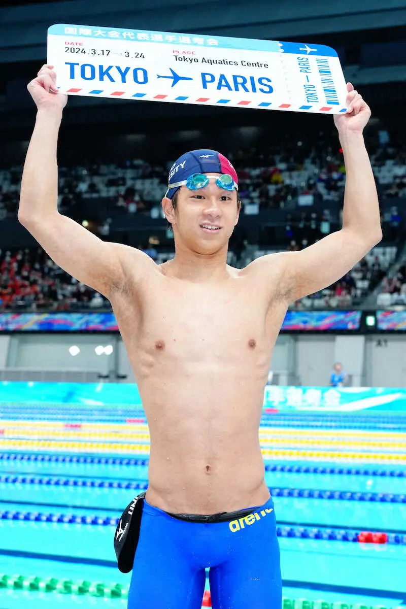 ”入江陵介の後継者”200M背泳ぎの竹原秀一が準決勝へ　予選全体8位も「感覚とのズレがある」
