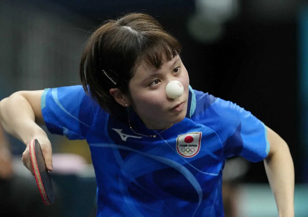 平野美宇が8強入り！！卓球女子シングルス　過去4戦全勝のインド選手を振り切る