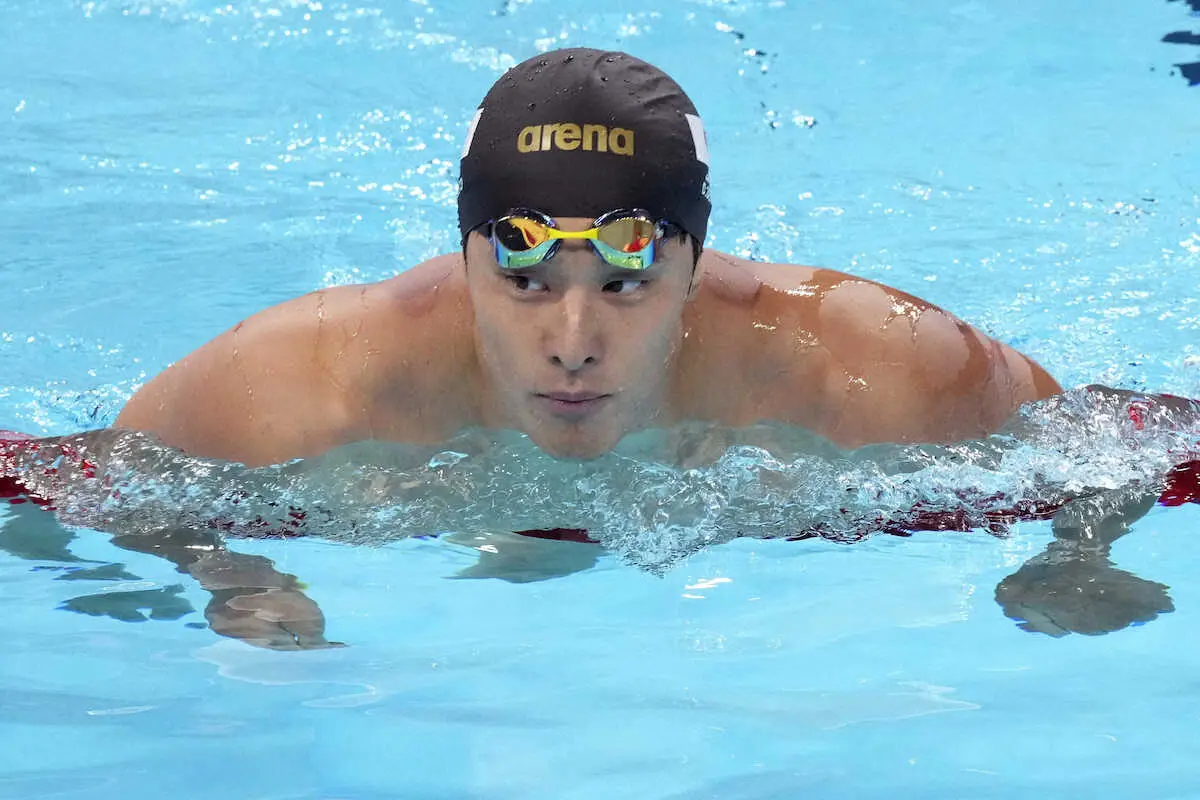 予選を1位通過した瀬戸大也（AP）