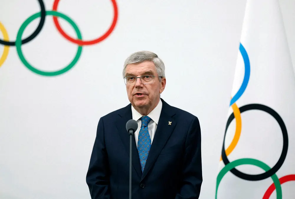 IOC・バッハ会長（AP）