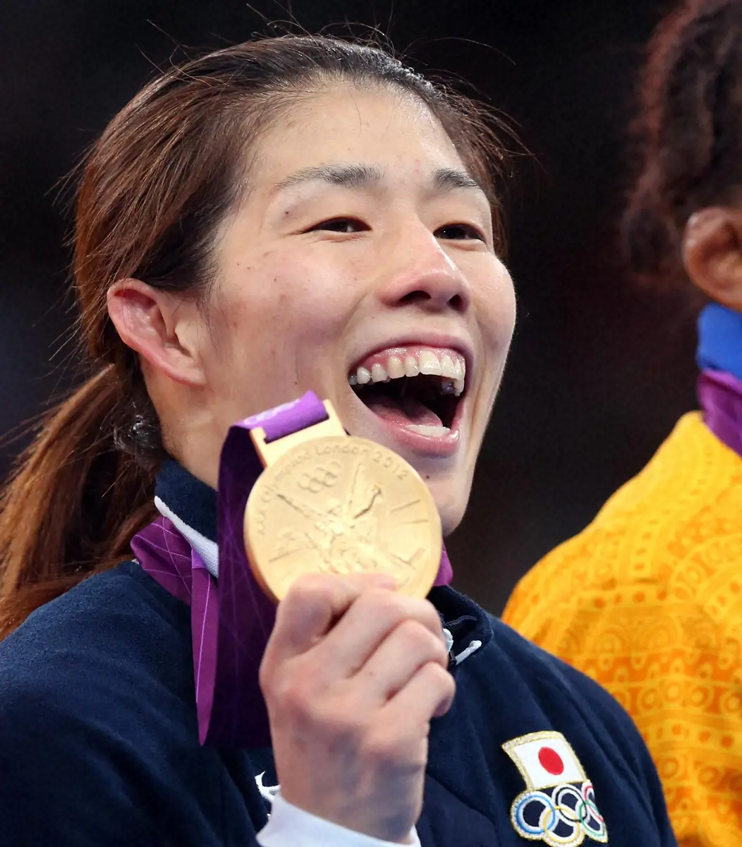 ロンドン五輪で金メダルの吉田沙保里