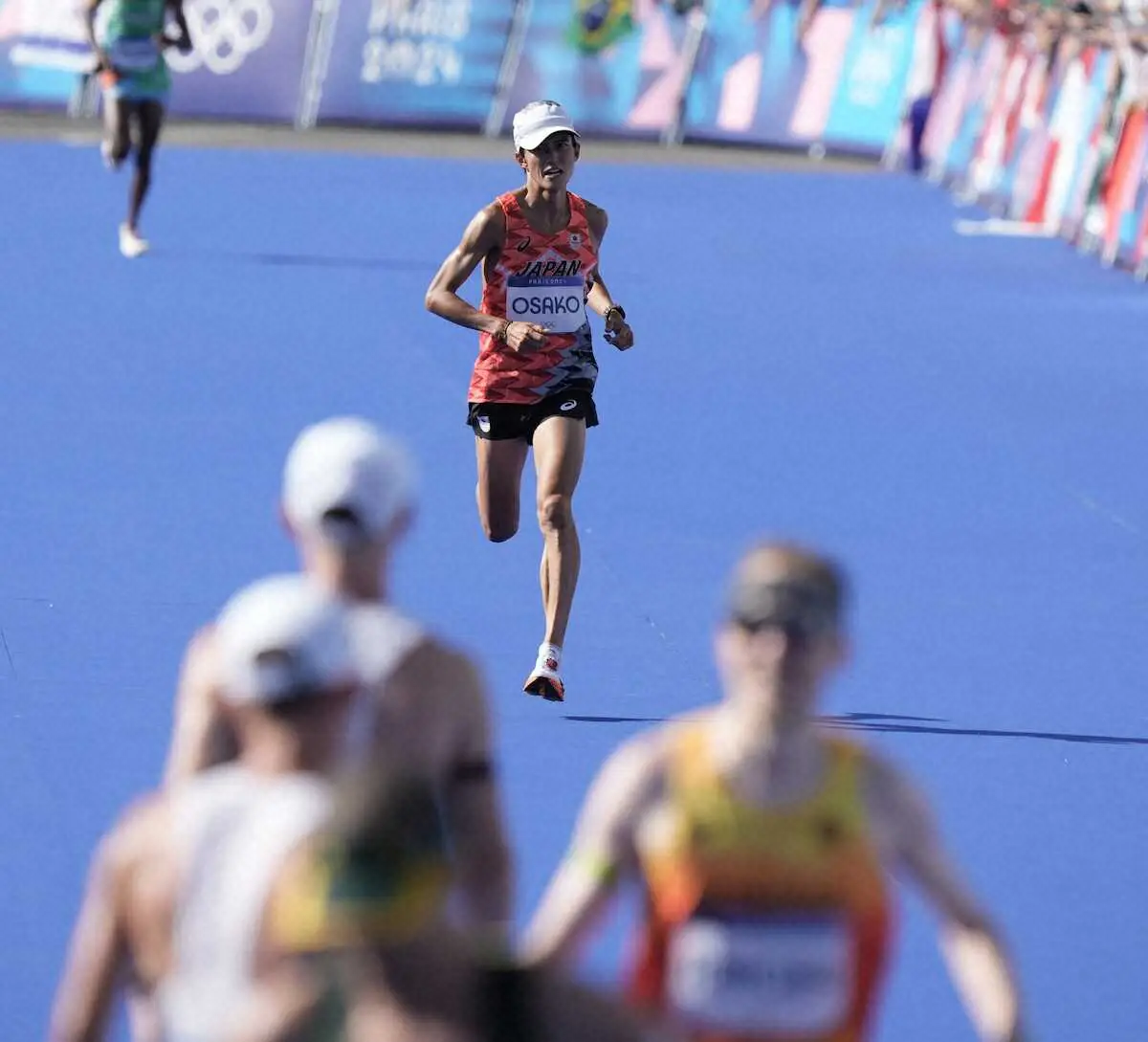 男子マラソンで大迫傑は13位　28キロから後退、6位の東京五輪に続く入賞はならず