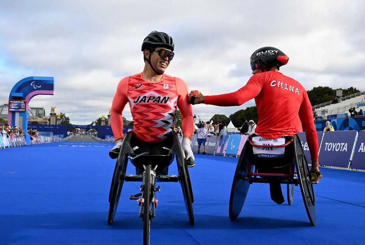 【画像・写真】【パラリンピック】車いすマラソン男子で鈴木朋樹が日本勢16年ぶり銅メダル「名前を刻めてうれしい」