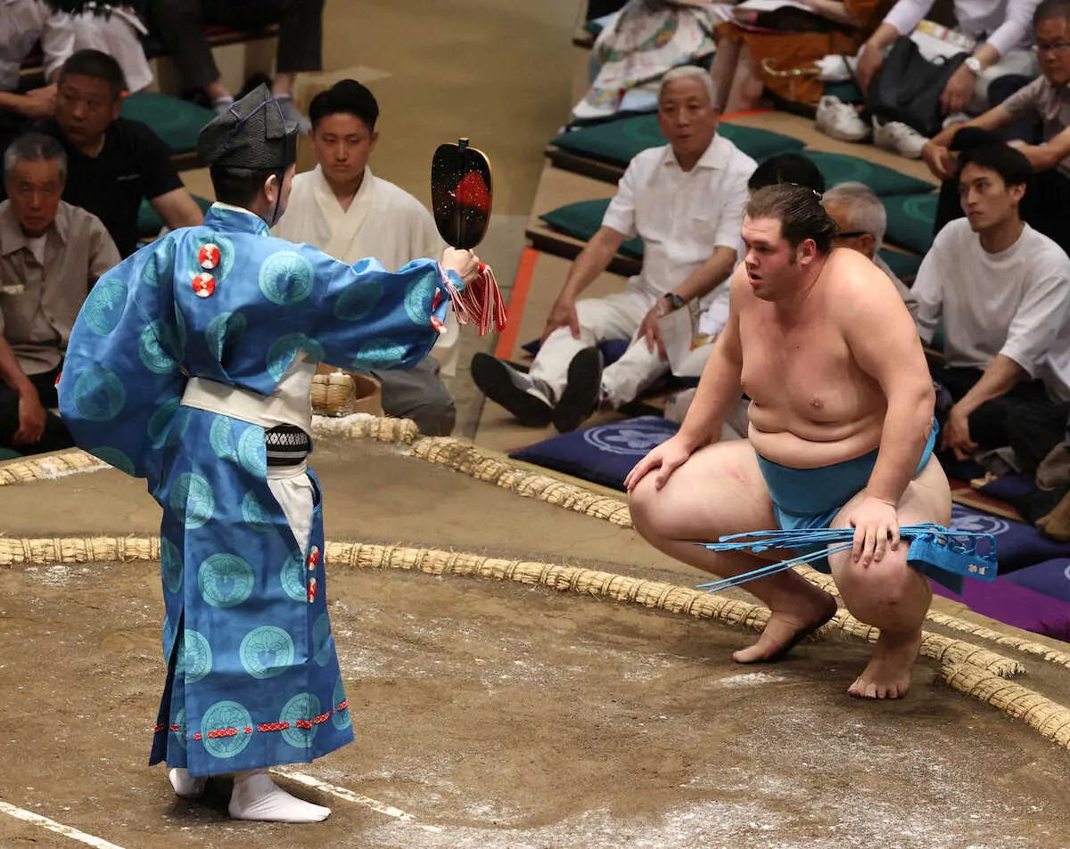 ウクライナ出身の十両・獅司が2連勝　世界選手権で活躍した母国の仲間たちから刺激「みんな強い」